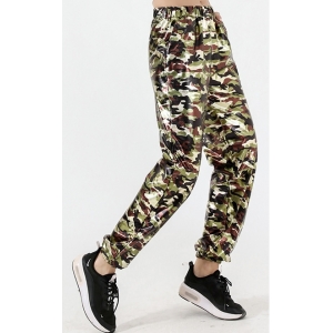 Metallic Camouflage Army Pants - Adult Army Costume Pants